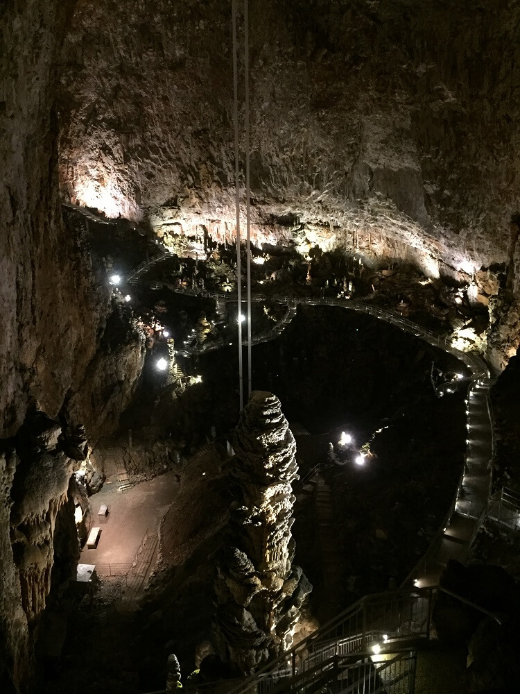 Grotta Gigante pendolo